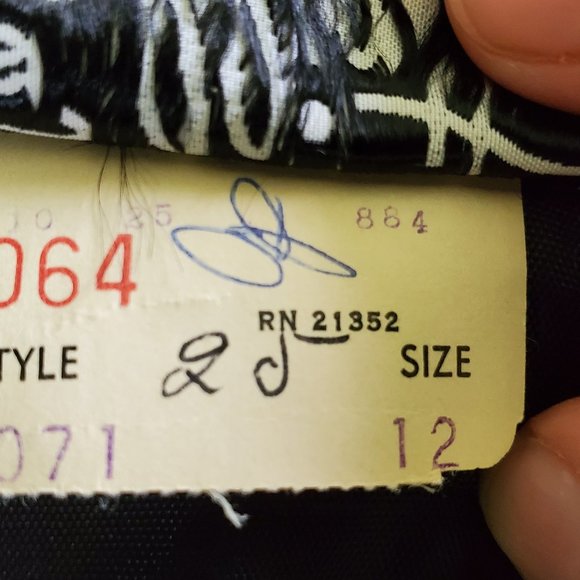 Black Hand Beaded Miss Elliette Dress Vintage New with tags - Picture 9 of 9